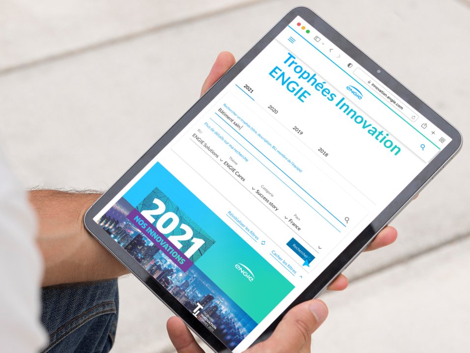 Plateforme d’Open-Innovation Engie par l'agence Kromi Plateforme d’Open-Innovation Engie par l'agence Kromi