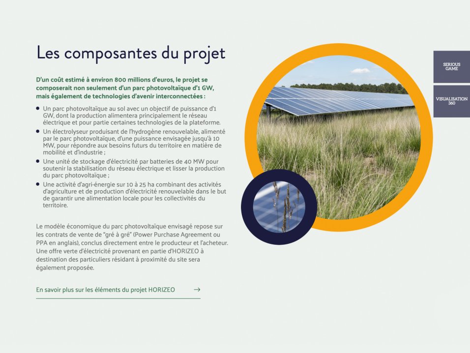 Site institutionnel HORIZEO Engie par l'agence Kromi Site institutionnel HORIZEO Engie par l'agence Kromi
