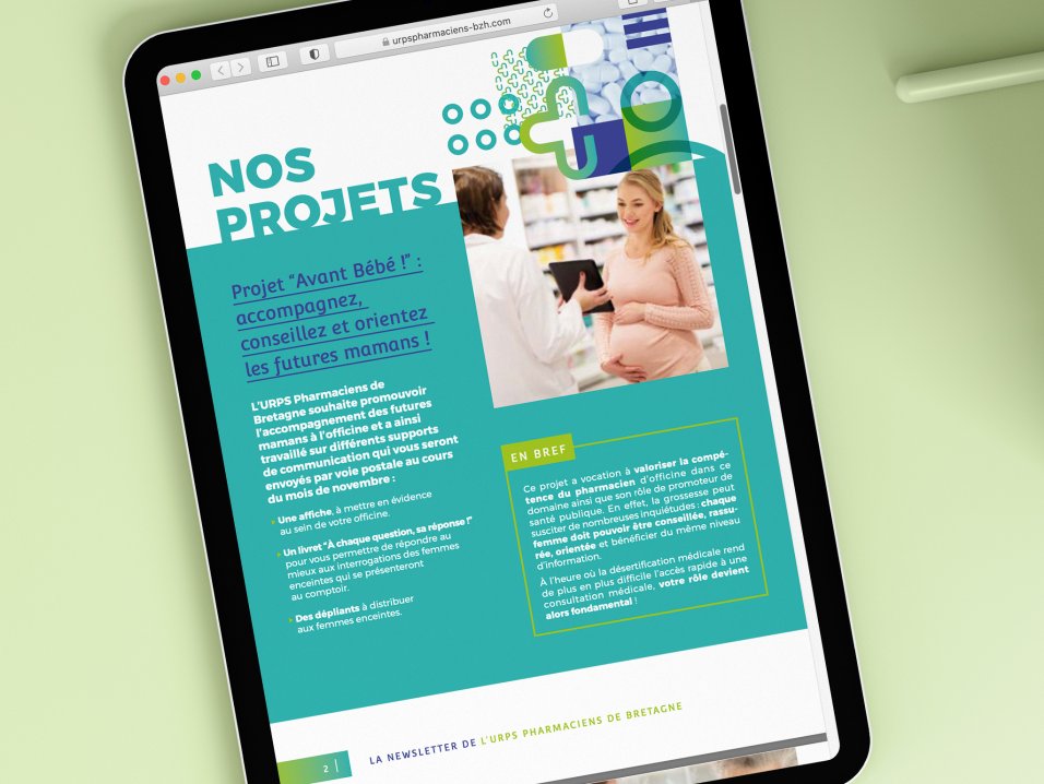 Nouvelle identité visuelle de l’URPS Bretagne par l'agence Kromi Nouvelle identité visuelle de l’URPS Bretagne par l'agence Kromi