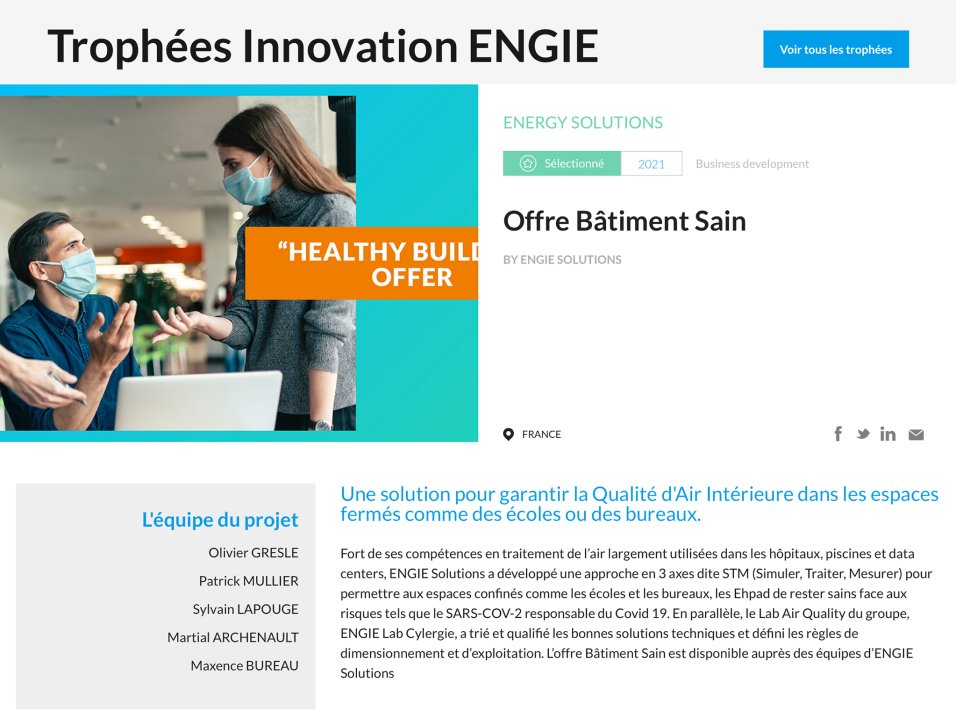 Plateforme d’Open-Innovation Engie par l'agence Kromi Plateforme d’Open-Innovation Engie par l'agence Kromi