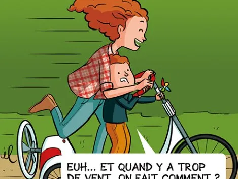 Campagne pédagogique Campagne pédagogique des Éoliennes en Mer par l'agence Kromi