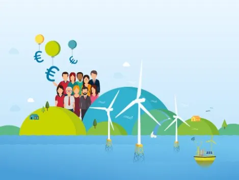 Campagne Financement Participatif - Parcs éoliens offshore Campagne Financement Participatif Parcs éoliens offshore par l'agence Kromi