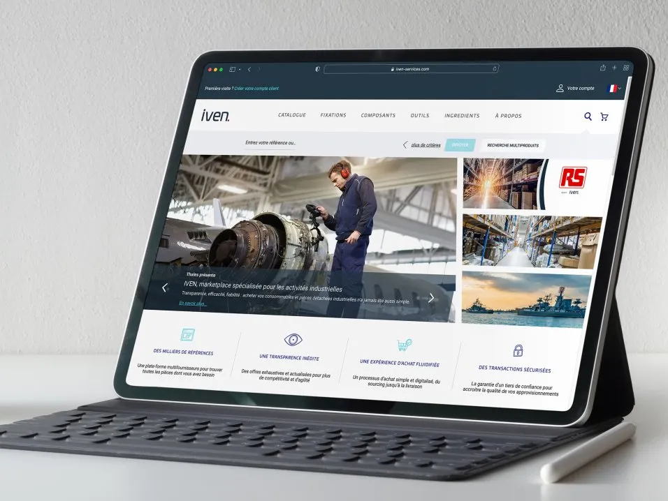 Marketplace IVEN par l'agence Kromi