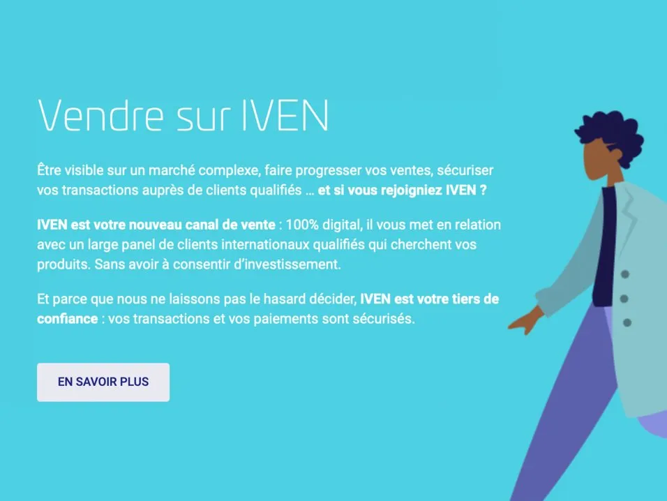Marketplace IVEN par l'agence Kromi