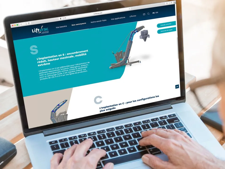 Identité et territoire de marque LIFTVRAC par l'agence Kromi