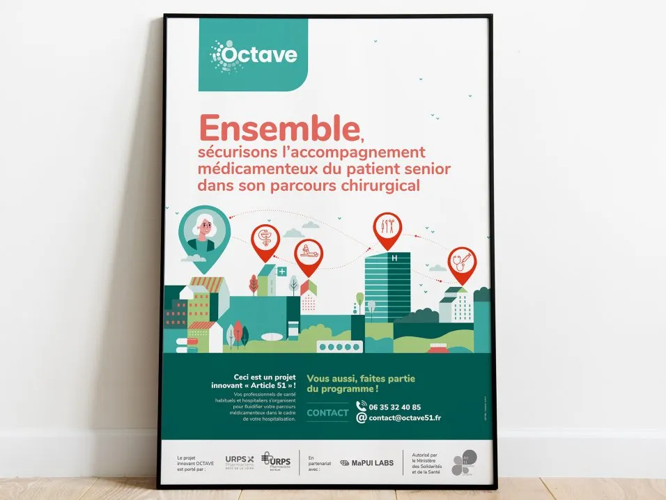Territoire de marque OCTAVE par l'agence Kromi