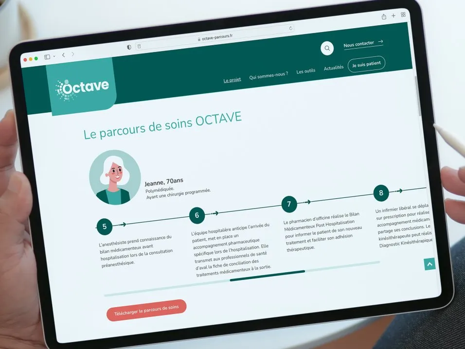 Territoire de marque OCTAVE par l'agence Kromi